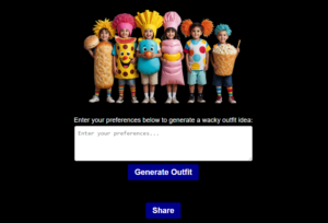 AI Wacky Outfit Ideas Generator Tool For Boys Girls and Everyone